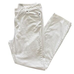 L.L. Bean Women's Straight Leg Jeans - White